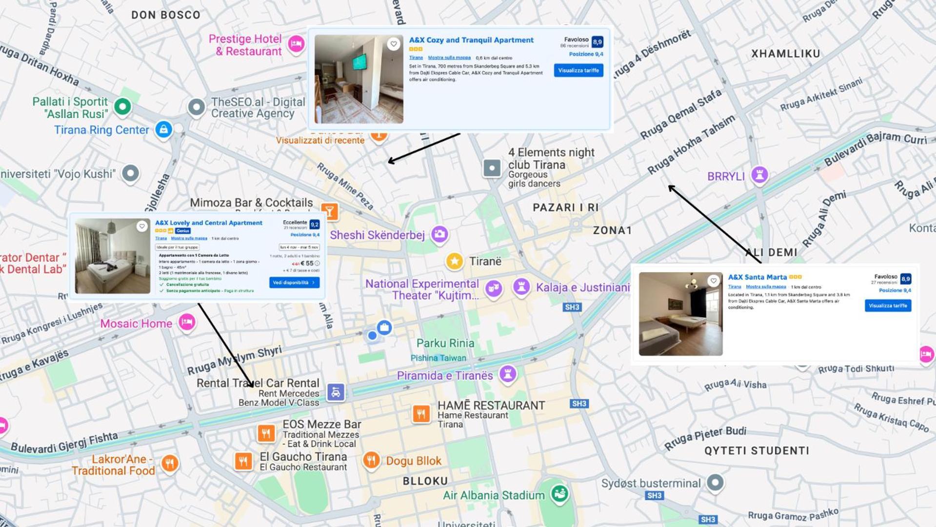 A&X Lovely And Central Apartment - 24H Self Check-In Τίρανα Εξωτερικό φωτογραφία